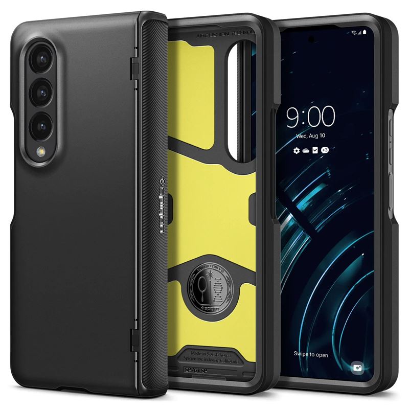 Mbrojtëse Spigen për Galaxy Z Fold 4, e zezë