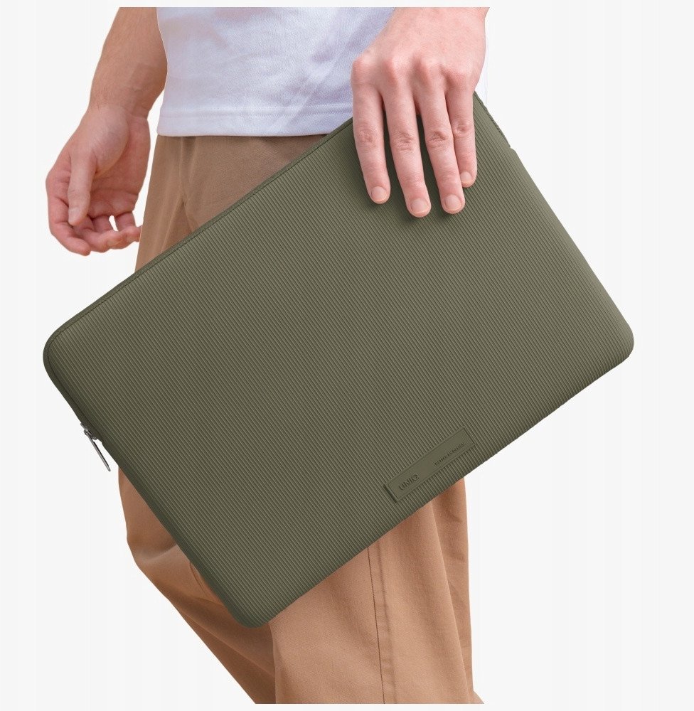 Mbajtëse laptopi Uniq Cyprus Ridge Edition, 14", neopren i papërshkueshëm nga uji, jeshile