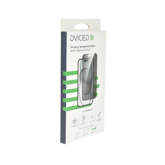 Dviced iPhone 15 Privacy Screen Protector With Applicator