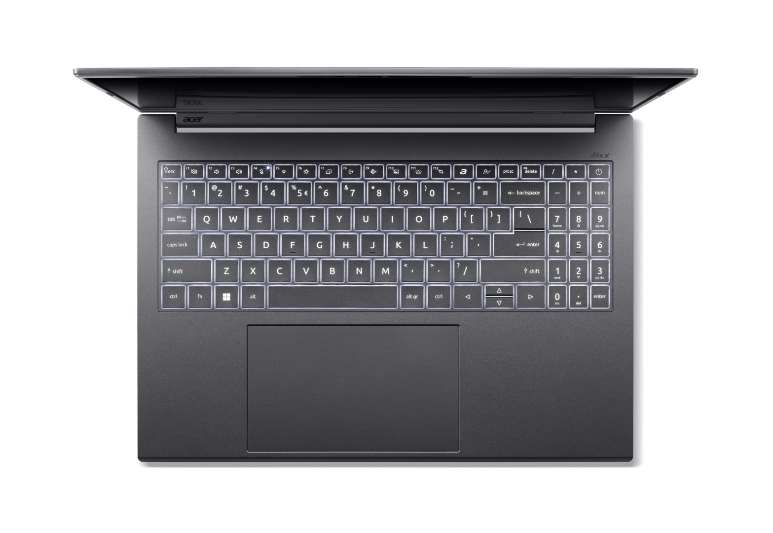 Laptop Acer Aspire 16 AI A16-52M-57KN, 16" OLED 120Hz, Intel Core Ultra 5, 16GB RAM, 1TB SSD, gri