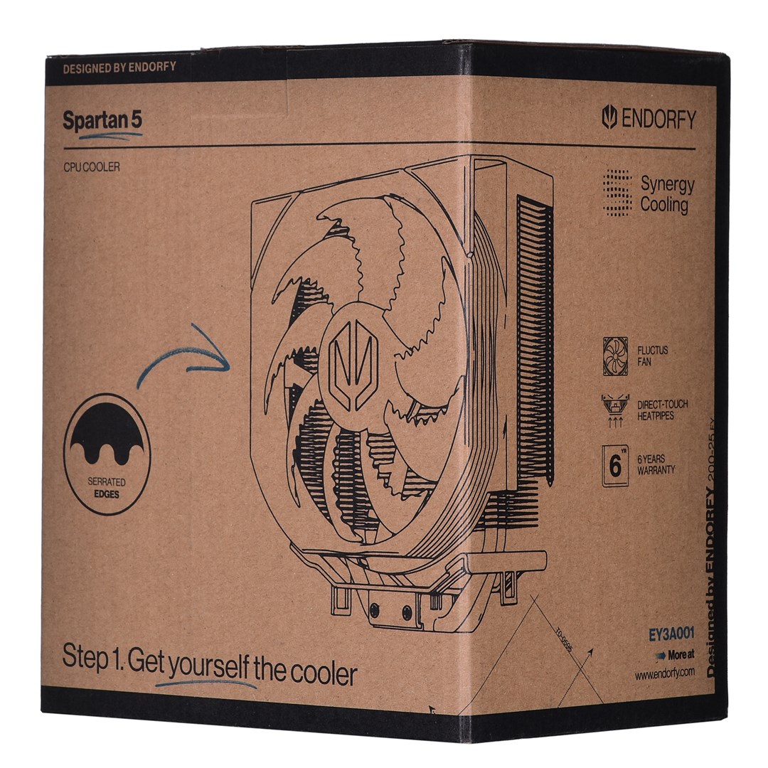 Ftohës CPU Endorfy Spartan 5, 120 mm, i zi