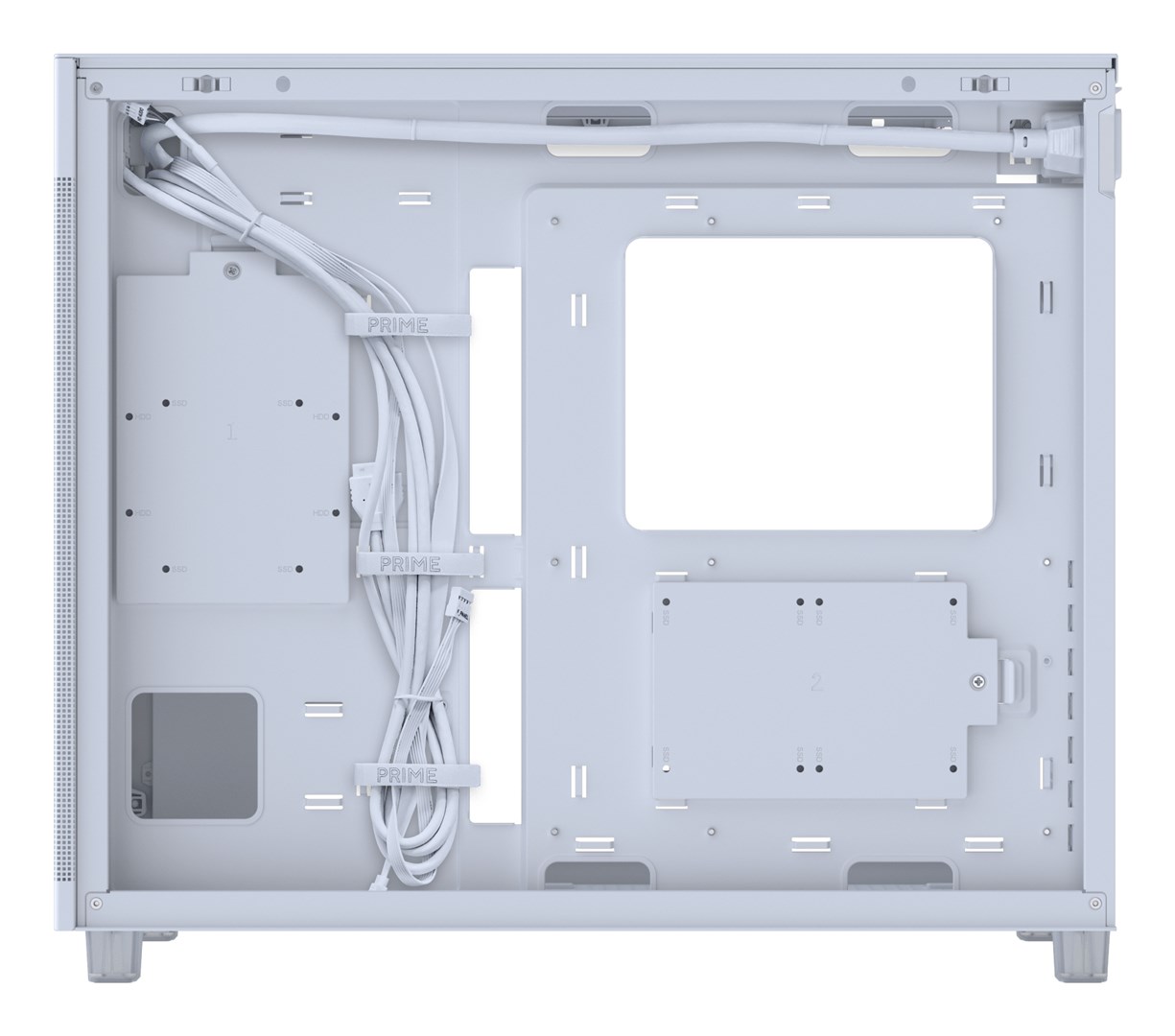 Kornizë kompjuteri Asus Prime AP303 Mesh, ATX, e bardhë