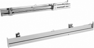 Aksesor teleskopik për furrë Siemens HZ638000, çelik inox, i përshtatshëm për furra 45 cm dhe 60 cm, argjent