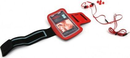 Dëgjuese Platinet Sport + Armband PM1070, të kuqe