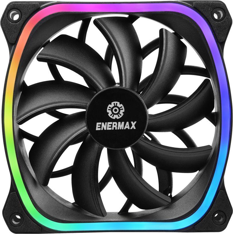 Ftohës Enermax SquA RGB, 120 mm, i zi