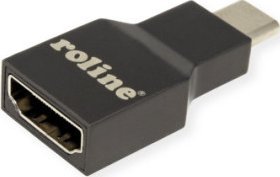 Adapter USB C në HDMI Roline 12.03.3224, 4K 3840 x 2160, i zi