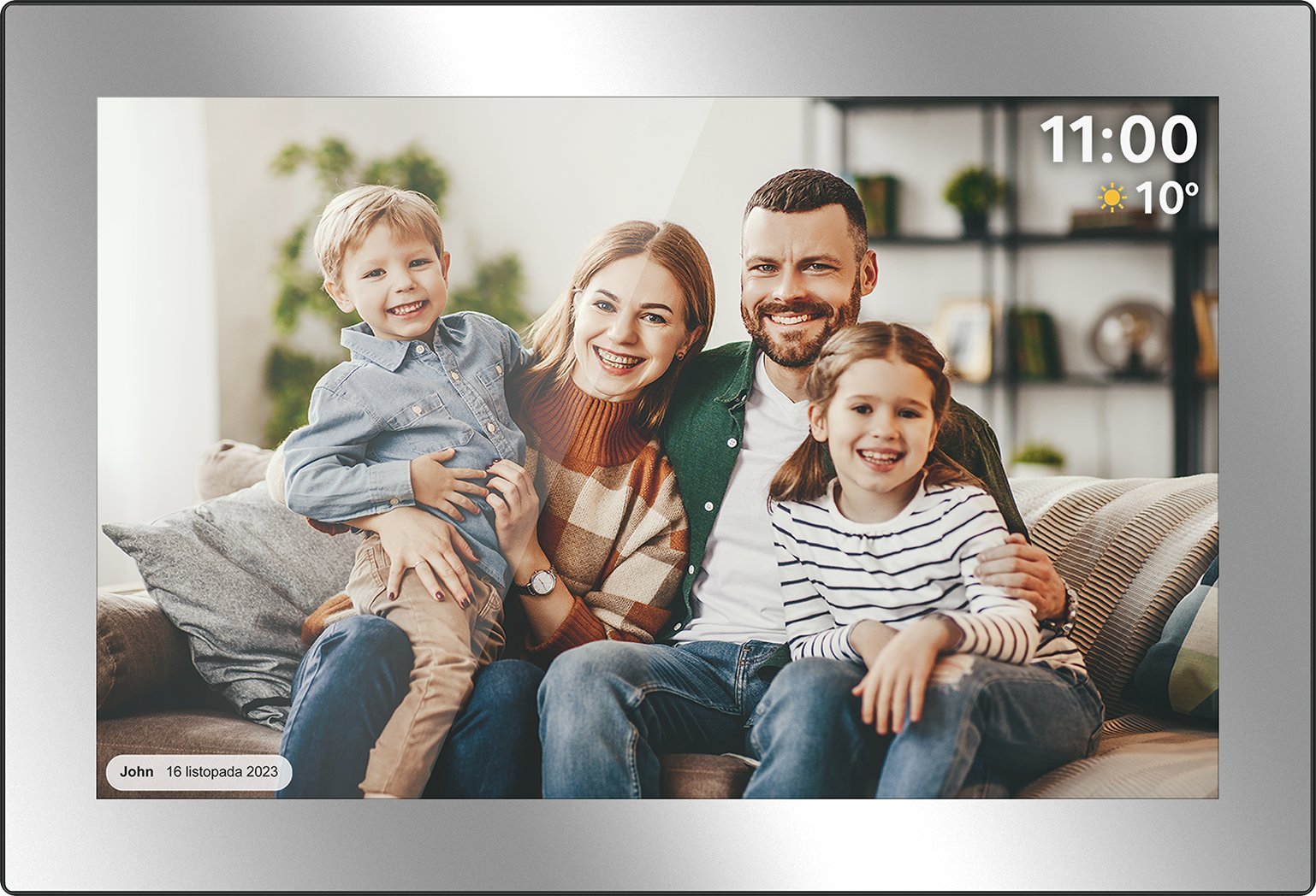 Kuadër dixhital Kruger&amp;Matz FRAMEO, 10.1", Wi-Fi, pamje mirror