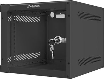 Kabinet i varur Lanberg për server 10" WF10-2304-10B, 4U, i zi