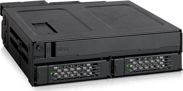 Kasetë disku ICY DOCK ToughArmor MB602SPO-B, bay 5.25", 2x 2.5", e zezë