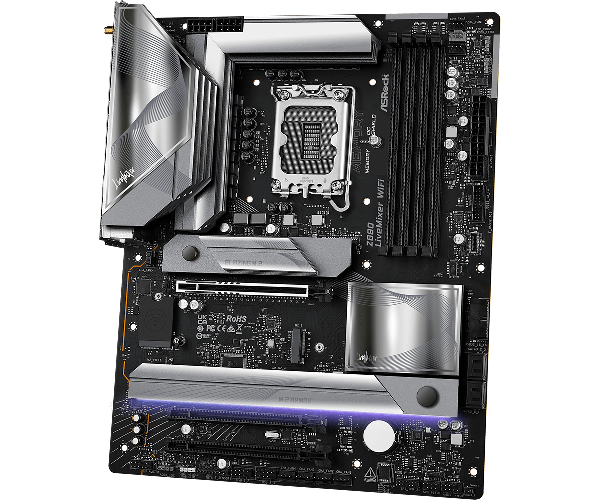 Motherboard ASRock Z890 LiveMixer WIFI, DDR5, PCIe 5.0, ATX