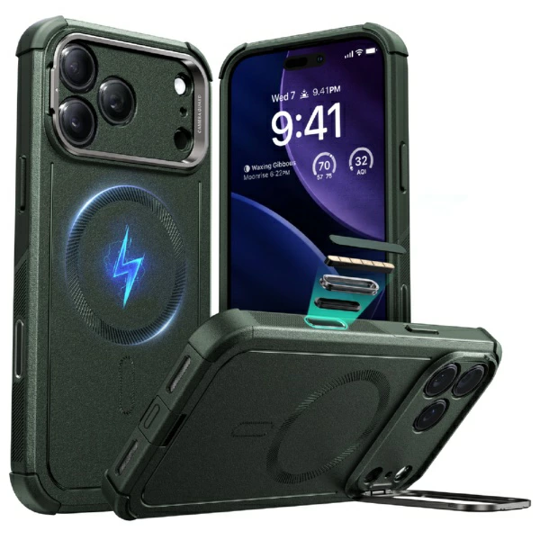 Mbrojtëse magnetike për iPhone 17 Pro ESR, e gjelbër