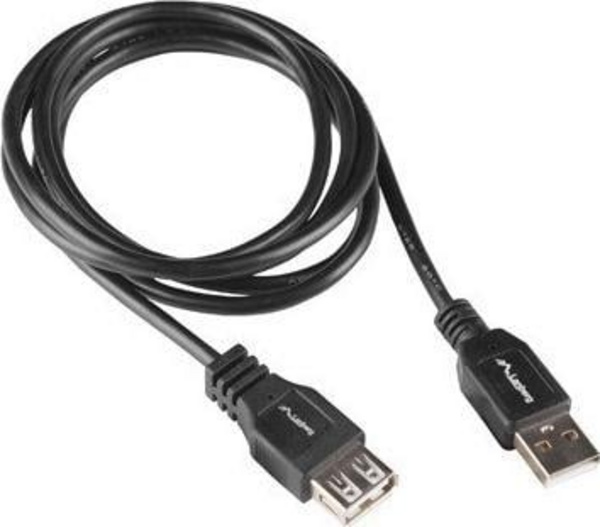 Kabllo zgjatëse USB A Black Box, USB 2.0, 1.8m, e zezë