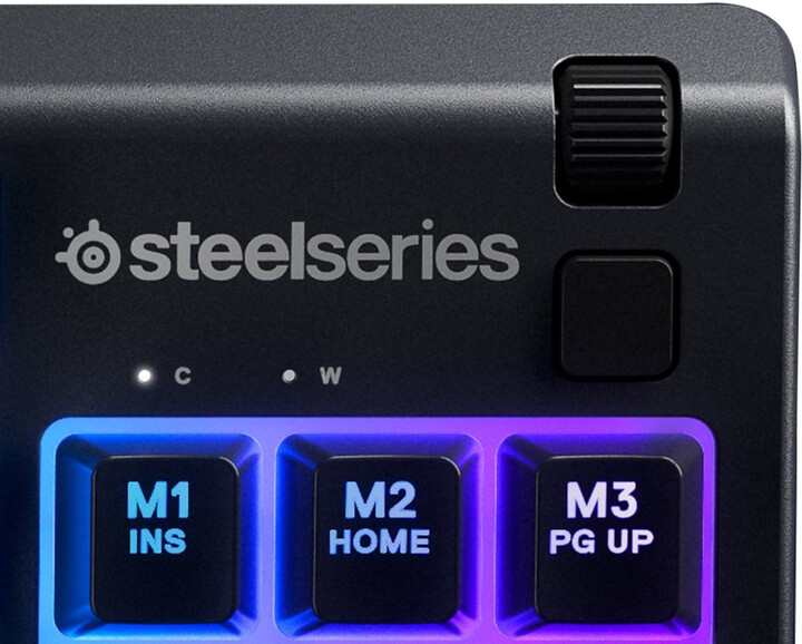 Tastierë SteelSeries Apex 3 TKL, US, e zezë