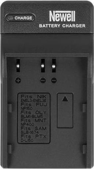 Karikues për kamera Newell DC USB, për bateri EN EL3e, i zi