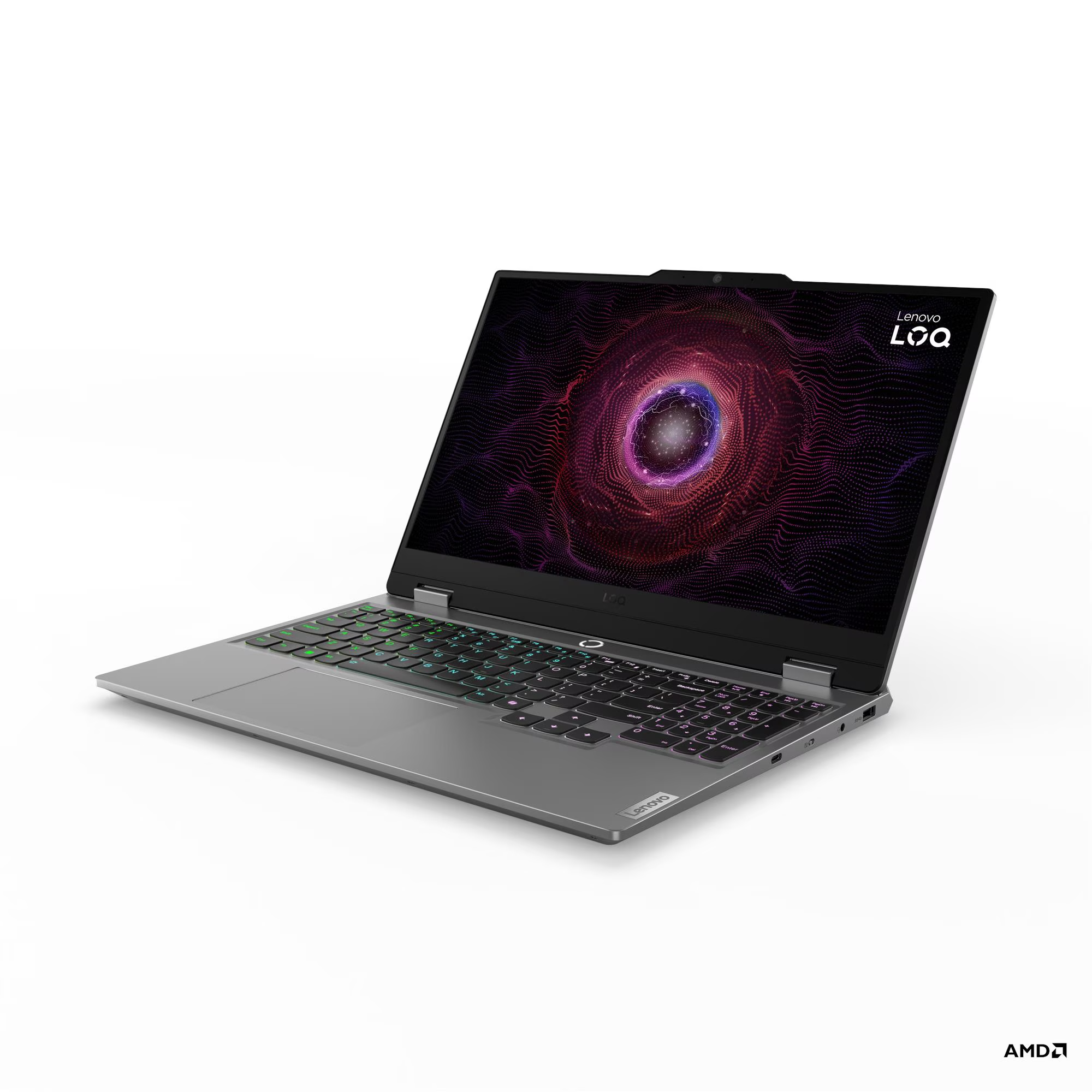 Laptop Lenovo NB LOQ 15ARP9, 15.6", AMD Ryzen 7 7435HS, 24GB RAM DDR5-4800, 512GB SSD, NVIDIA GeForce RTX 4050 6GB GDDR6, i hirtë