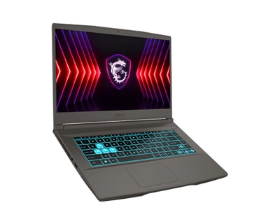 Laptop MSI Thin 15 B13VE-3091XPL, 15.6", Intel Core i5-13420H, 16GB DDR4-3200, 512GB SSD, NVIDIA GeForce RTX 4050 6GB GDDR6, i hirtë i errët