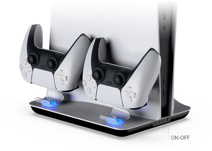 [OUTLET] Pad ftohës DOBE PS5, stacion karikimi wireless për kontroller