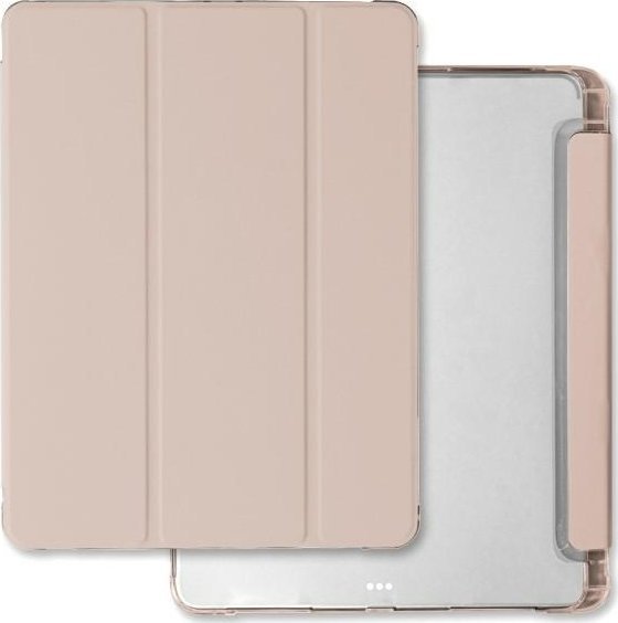 Këllëf Mercury Clear Back Cover për iPad Pro 13 2024, mbajtës Apple Pencil, rozë