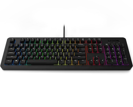 Tastierë gaming Lenovo Legion K300, RGB, USB, layout CZ SK, e zezë
