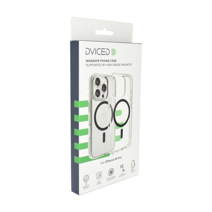 Dviced MagSafe iPhone 16 Pro Clear Case, Black