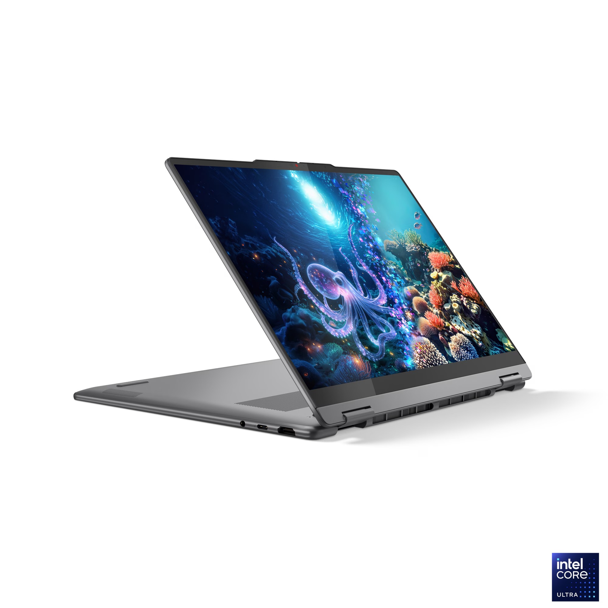 Laptop 2në1 Lenovo Yoga 7 14ILL10, Intel Core Ultra 7 256V, 14", 16GB RAM, 1TB SSD, Intel Arc 140V, i hirtë