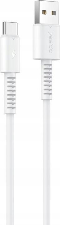 Кабел USB Type C YESIDO CA120C, 1m, 480 Mbps, бел