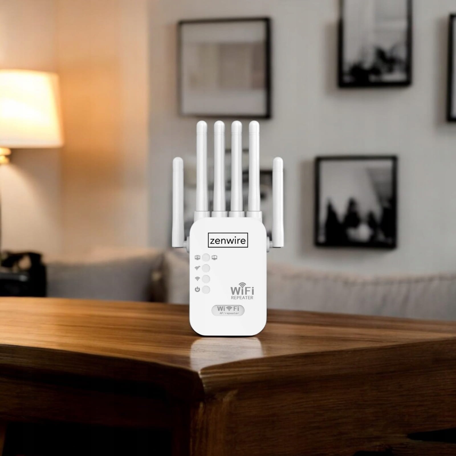 Përforcues Wi Fi Zenwire, 300 Mb/s, 2.4 GHz, i bardhë