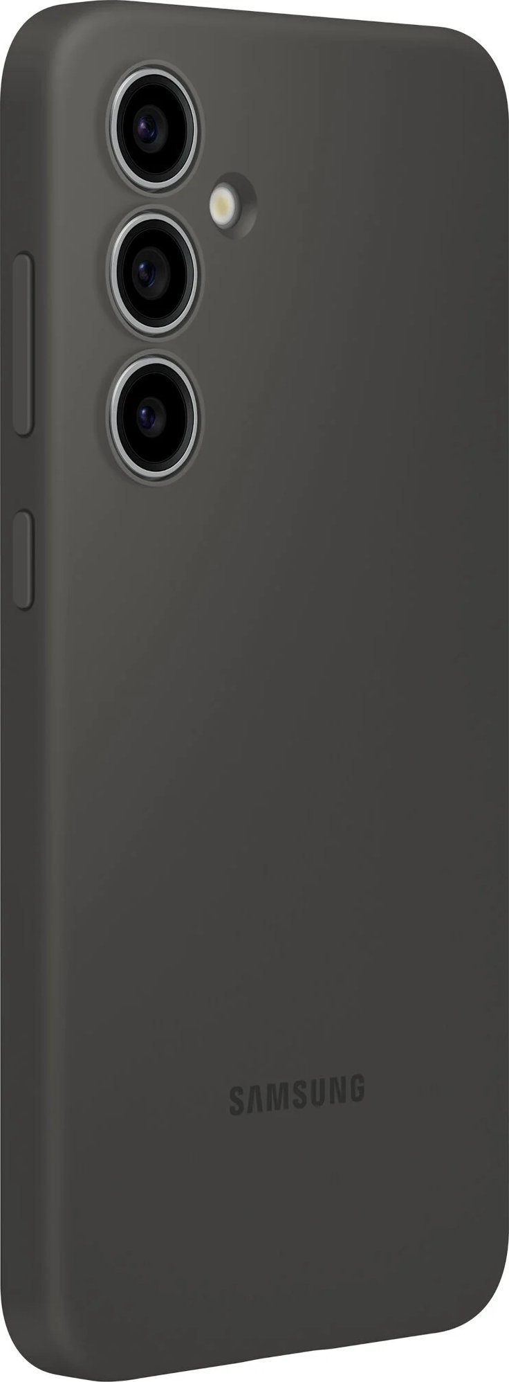 Mbulesë silikoni Samsung për Galaxy S24 FE, përshtatje precize, e zezë