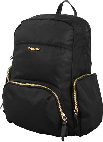 Çantë shpine Shpina Svensson Resa, për laptop 14.1", ndarje të organizuara, e zezë