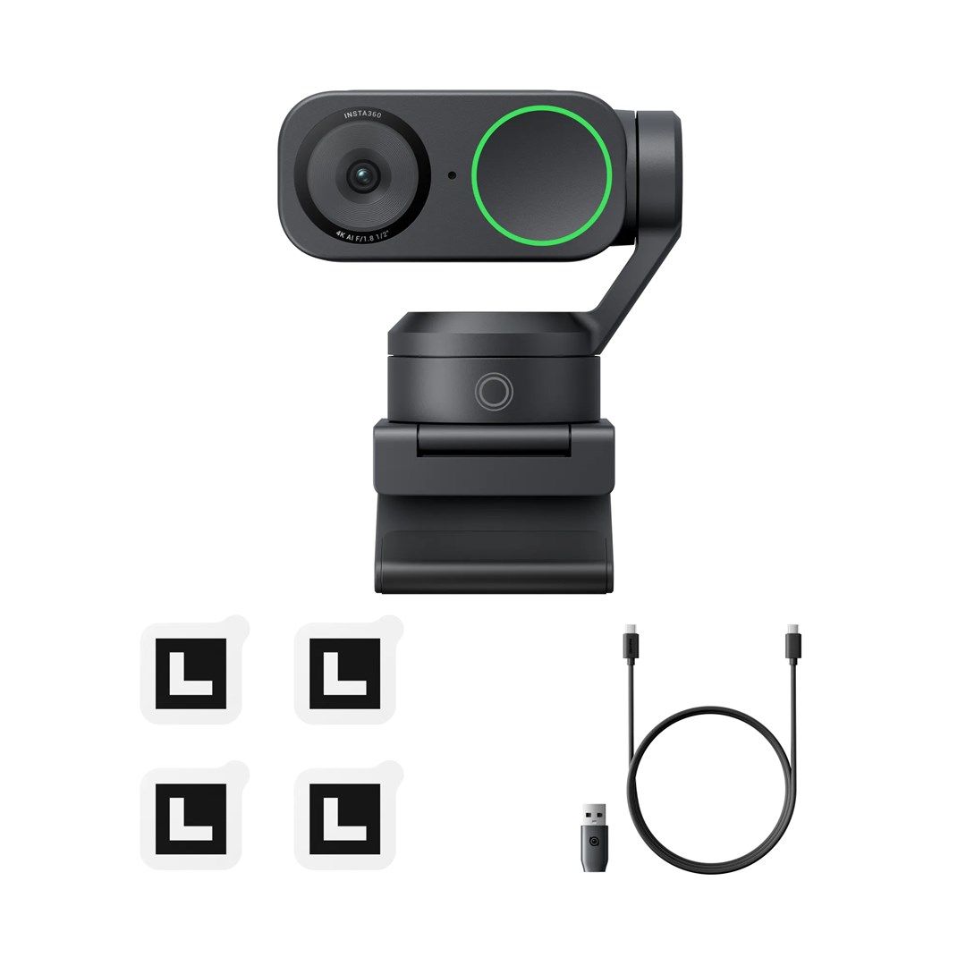 Ueb kamerë Insta360 Link 2, 3840 x 2160, USB, e zezë