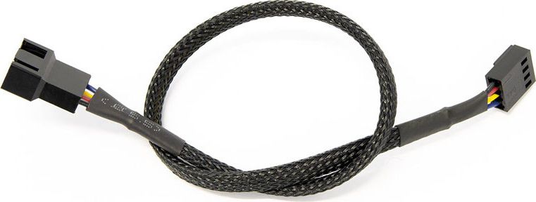 Kabllo zgjatues Watercool 4-pin PWM, 30 cm, i zi