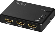 HDMI видео прекинувач LogiLink HD0042, 3 порти, Full HD 1080p, црн
