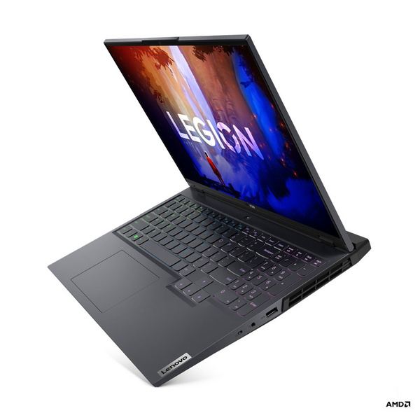Лаптоп Lenovo Legion 5, 16", AMD Ryzen 5 6600H, 16 GB RAM, 512 GB SSD, NVIDIA GeForce RTX 3060, сив