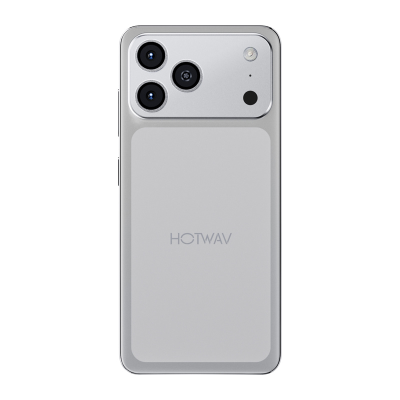 Telefoni HOTWAV A17 Pro Max, 6.75", 4GB 256GB, i argjendtë
