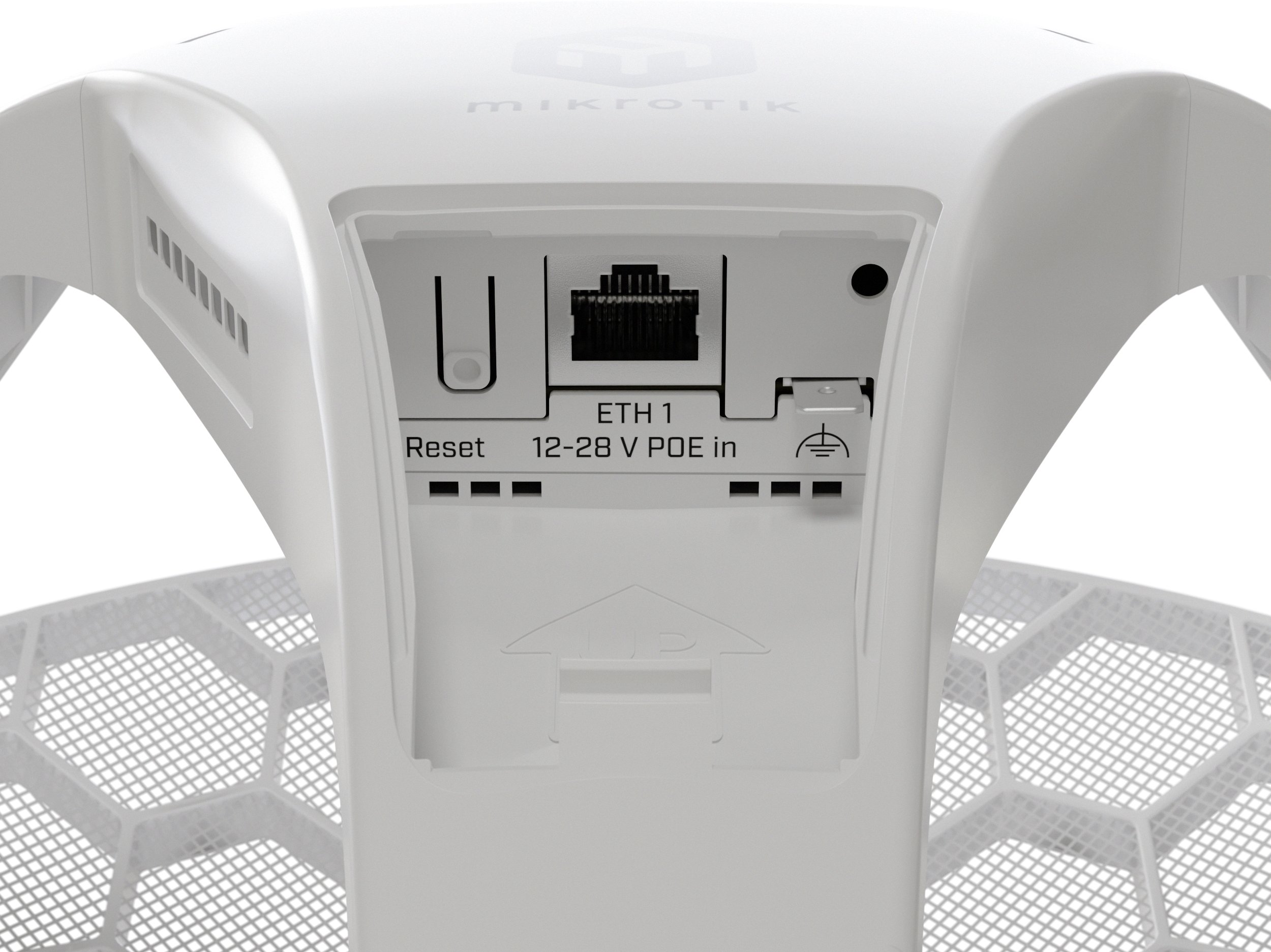 CPE pa tela Mikrotik LHG 5 Ax, Wi Fi 6, 1200 Mbit/s, i bardhë, PoE