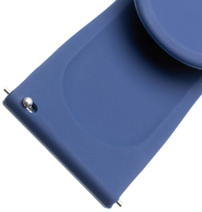 Rrip silikoni FIXED për orë smart, 20mm, i kaltër