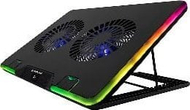 Stendë për laptop Tracer Game Zone Snowman PRO, 17", RGB, me 2 ventilatorë, me USB hub, e zezë