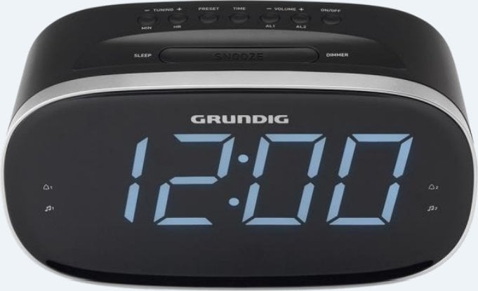 Radio me alarm Grundig Sonoclock 3100, 2W, ekran LED, e zezë