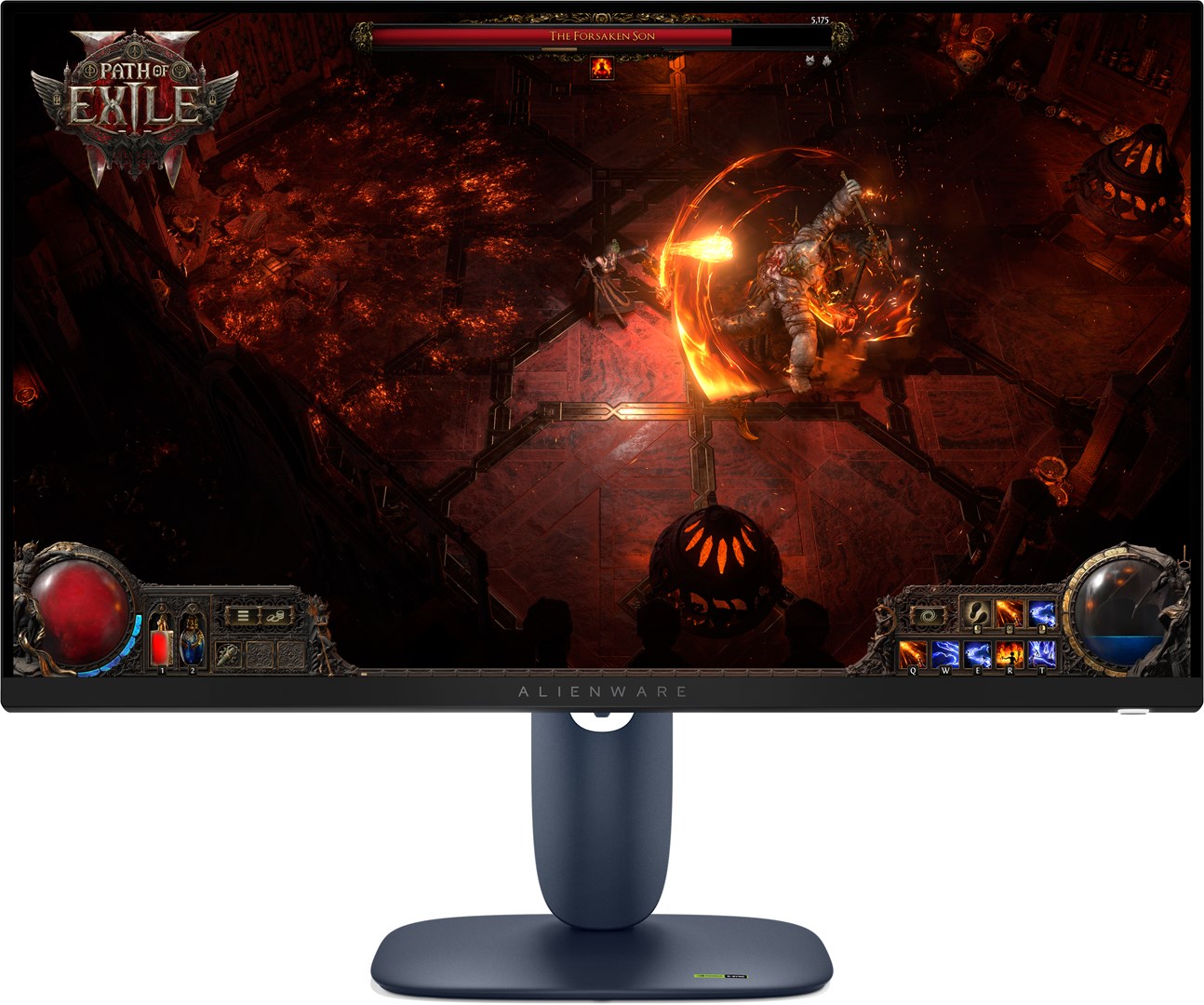 Monitor gaming Alienware AW2725DM, 27", 2560 x 1440, 180 Hz, i zi