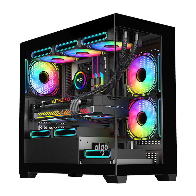 Kuti kompjuteri Darkflash C218M, ATX, xham i temperuar, e zezë