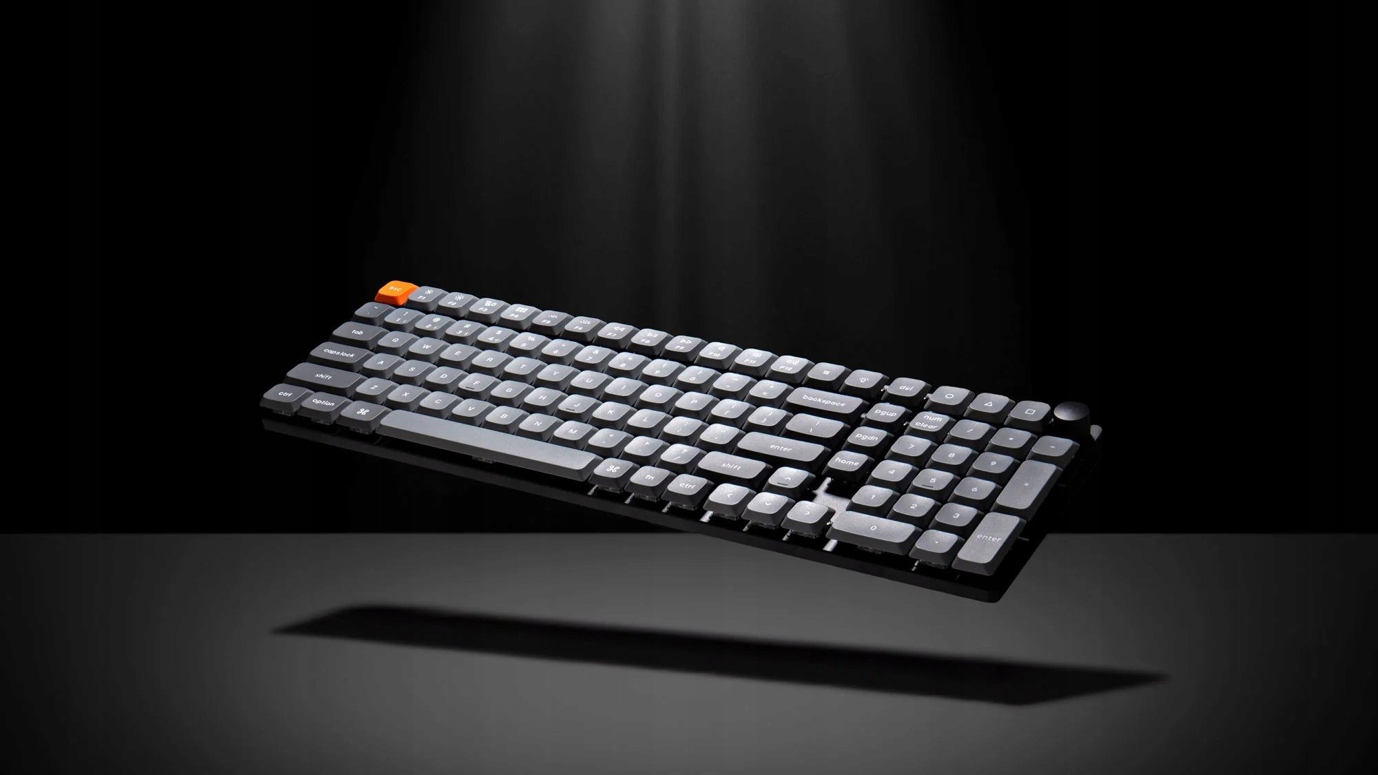 Tastierë mekanike Keychron K17 Max QMK, wireless, RGB LED, e zezë