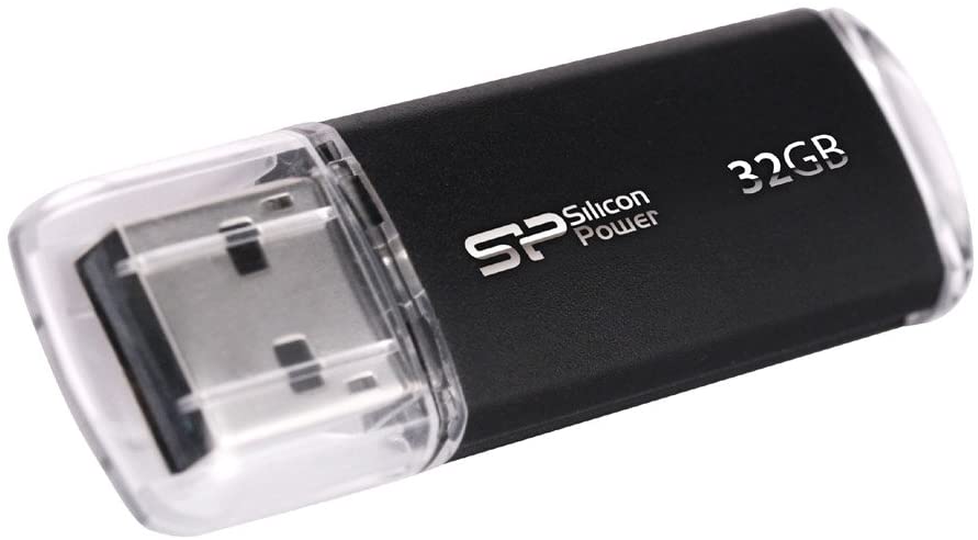 USB Silicon Power ultima U02, 32GB, 2.0, e zezë