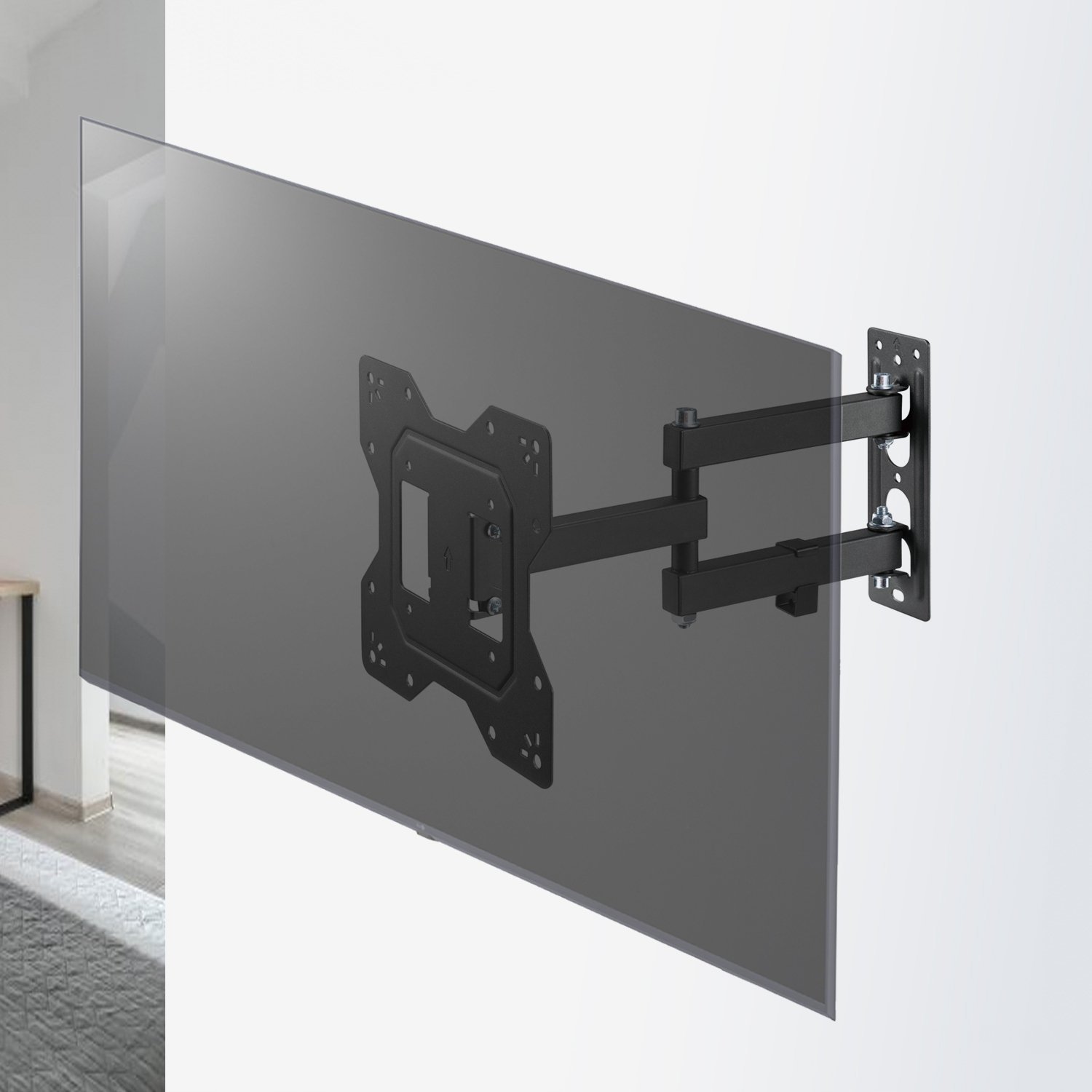 Mbajtëse TV Maclean MC-700, 23-43", 30kg, VESA 200x200, e zezë