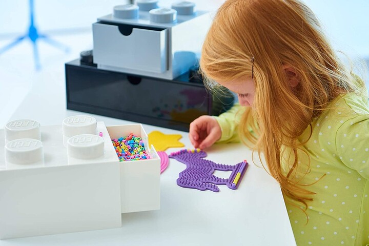 Kuti tavoline LEGO, me sirtar, e vogël (4), e bardhë