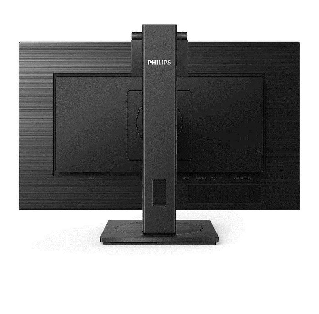 Monitor Philips B-line 242B1H/00, 24", IPS, me kamerë, i zi