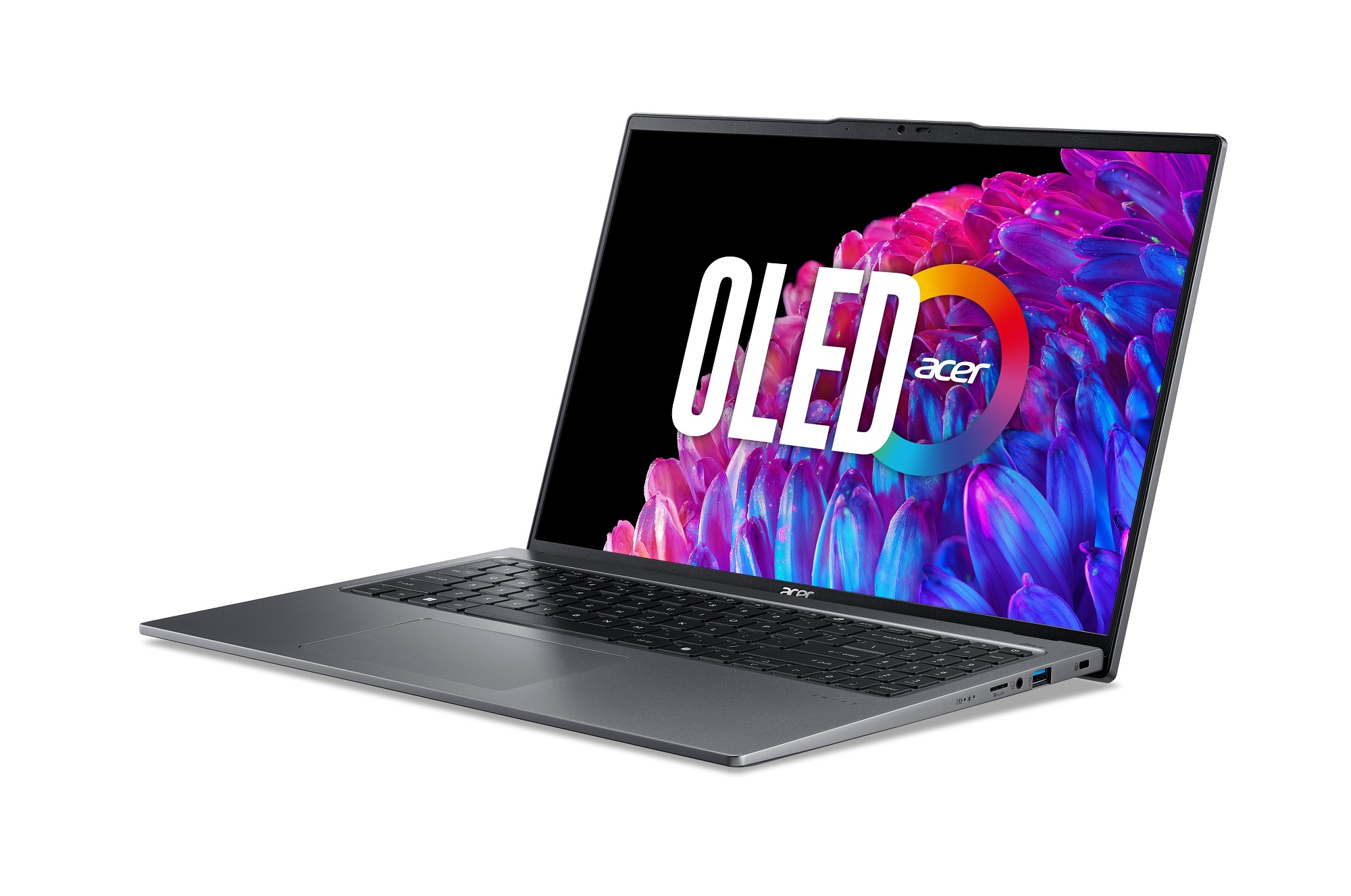 Laptop ACER Swift Go 16 SFG16-72-970B, 16\", Intel Core Ultra 9 185H, 32GB RAM, 1TB SSD, сив