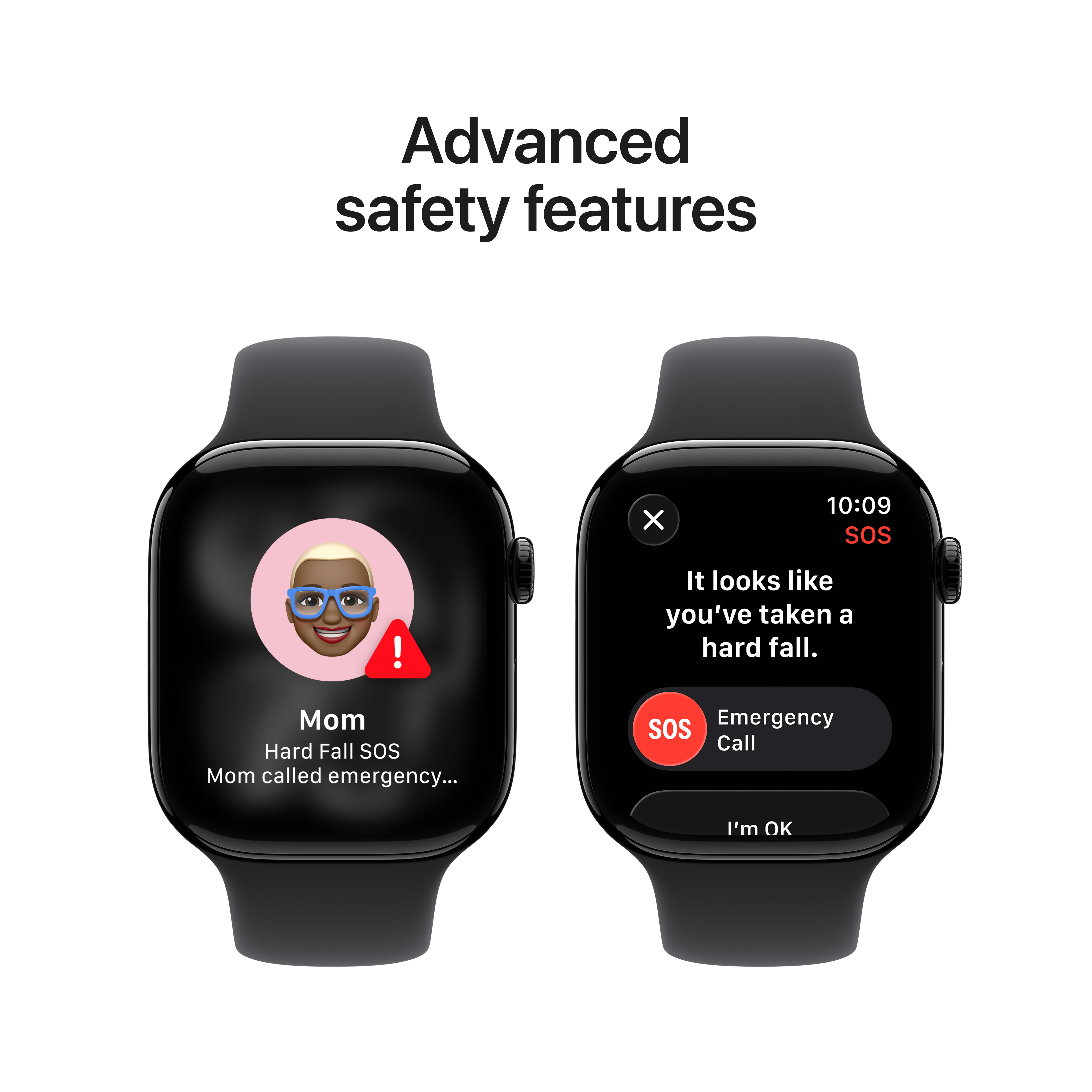 Apple Watch Series 11 GPS 46mm Jet Black Aluminium Case with Black Sport Band, M/L
