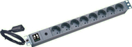 Zgjatues rack Online USV Systeme IEC16A9IEC16A RACK, 8 porta, 1U, 16A, i zi