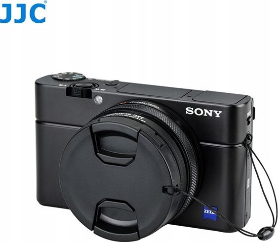 Adapter filtri JJC për Sony RX100 VI, diametër 52mm, me kapak mbrojtës, i zi
