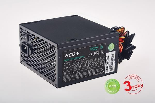 Burim energjie EuroCase Eco+ ATX-350WA-12-80(85 ATX, 350W